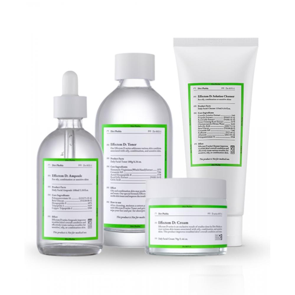 Dirtphobia Total Full Care For Problematic Sebum 4 Piece Set NONE