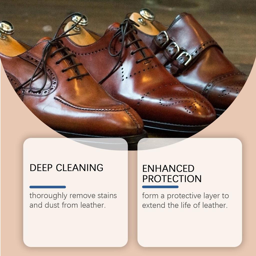 Leather Cleaning And Care Cream Deeply Nourishes And Repairs Scratches Suitable For Leather Bags, Furniture, Car Seats And High-end Maintenance
