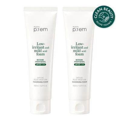 Makeprem Safe Me Relief Moisture Cleansing Foam 150ml - Piano 1+1