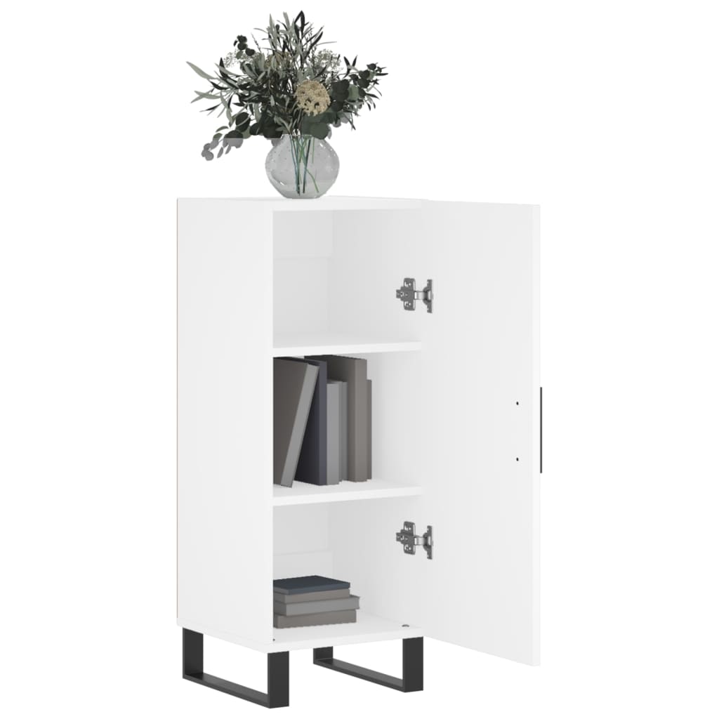 Sideboard White 34.5 x 34 x 90 cm Particleboard