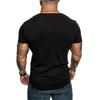 Fashion Men's Casual Fit Short Sleeve Slim Muscle Bodybuilding T-shirt Tee Tops For Ultimate Comfort