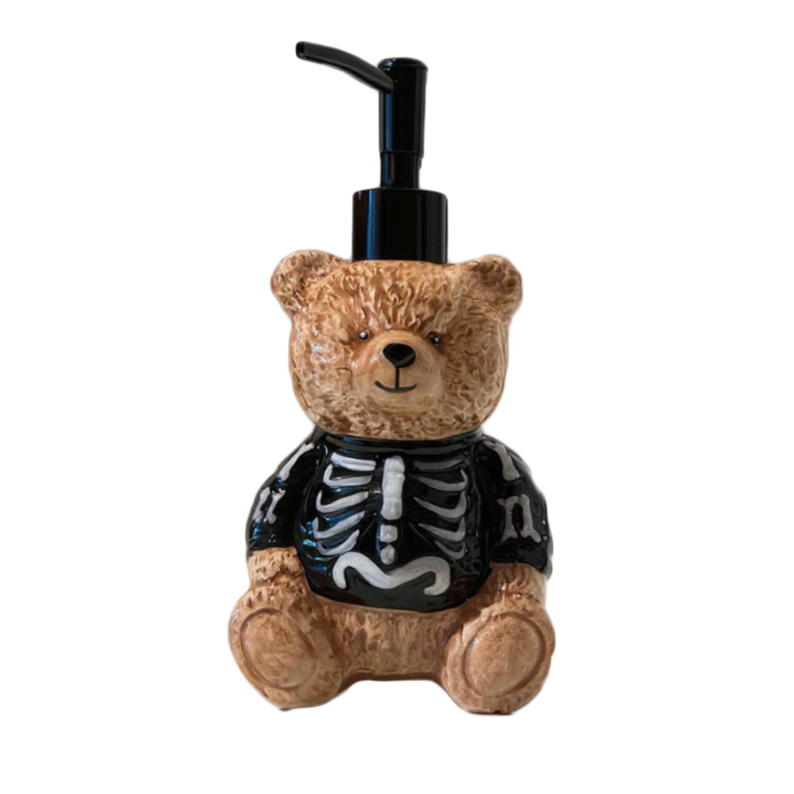 

Creepy Critters Teddy Bear Pumpkin Skeleton Soap Dispenser One Size