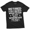 Unisexs Funny Retireunisext T Shirt For Husband Retired Hubby Christm Vintage Stylish Designer Clothes Casual Stretched Homme