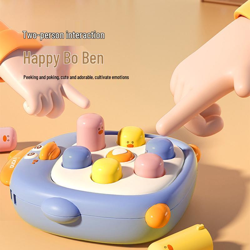 Karotten-Hau-den-Maulwurf Babyspielzeug: Niedliches Mini-Interaktiv-Eltern-Kind-Spiel für die Früherziehung