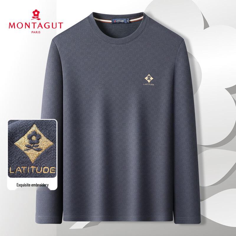Мужская теплая футболка с начесом и длинным рукавом MONTAGUT 50