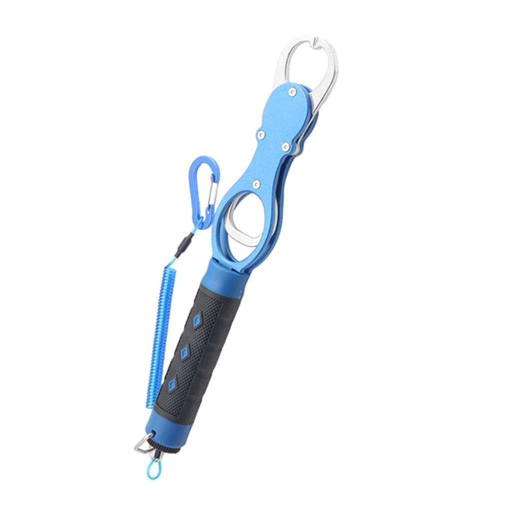 Fischgreifer aus Aluminiumlegierung mit Schuppen-Fischgreiferclip, Fischkontrollklemmen, professionelles Angelkontrollwerkzeug