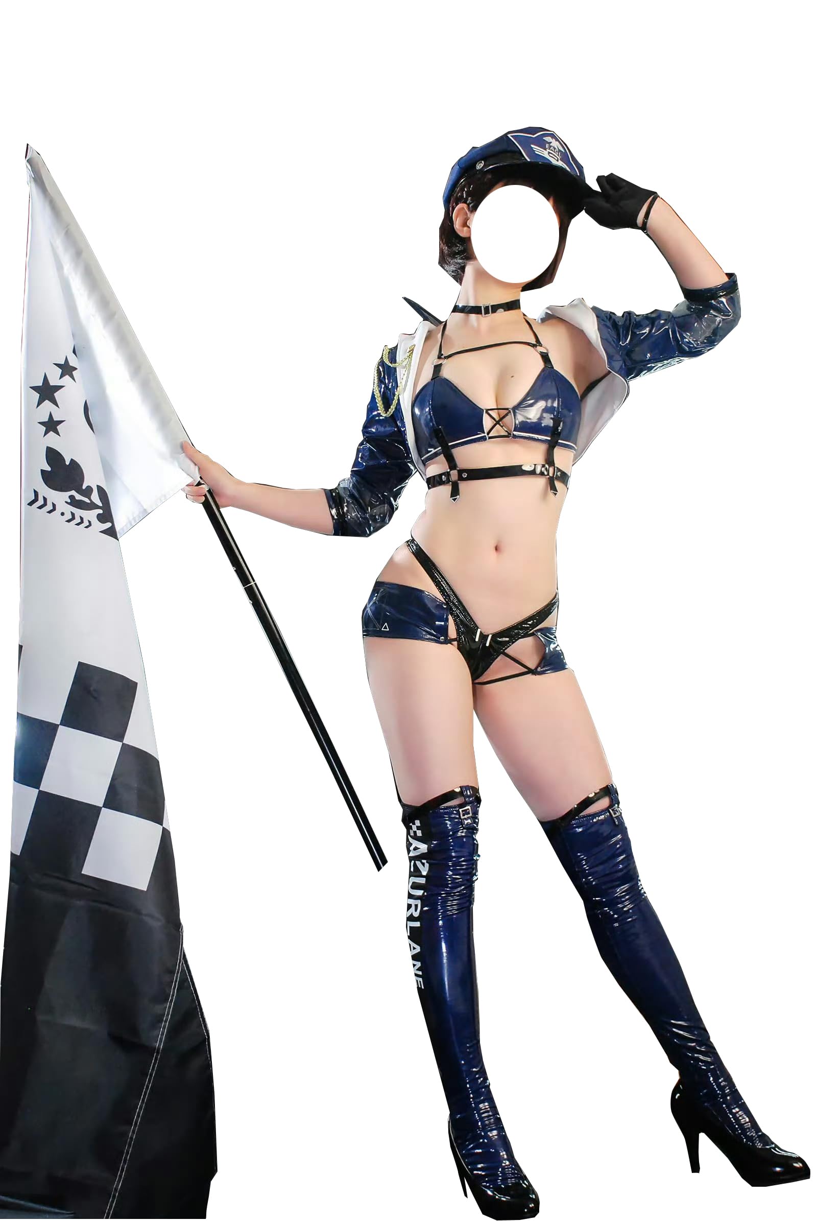 [Наряд Принцессы] Warimosha Azur Lane USS Baltimore Гоночный Костюм Форма Косплей Костюм для Фотосессий, Размер M+