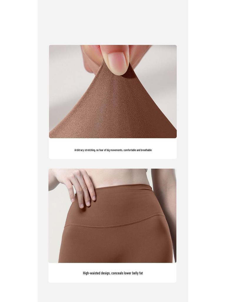 Lulu Elastic Fitness Pants: Women's Quick-Drying, Hip-Lifting Yoga and Running Tights for Spring and Summer.