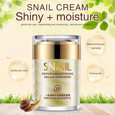 Natürliche Schneckencreme Feuchtigkeitscreme für das Gesicht, aufhellende und zeitlose Anti-Falten-Creme zum Anheben