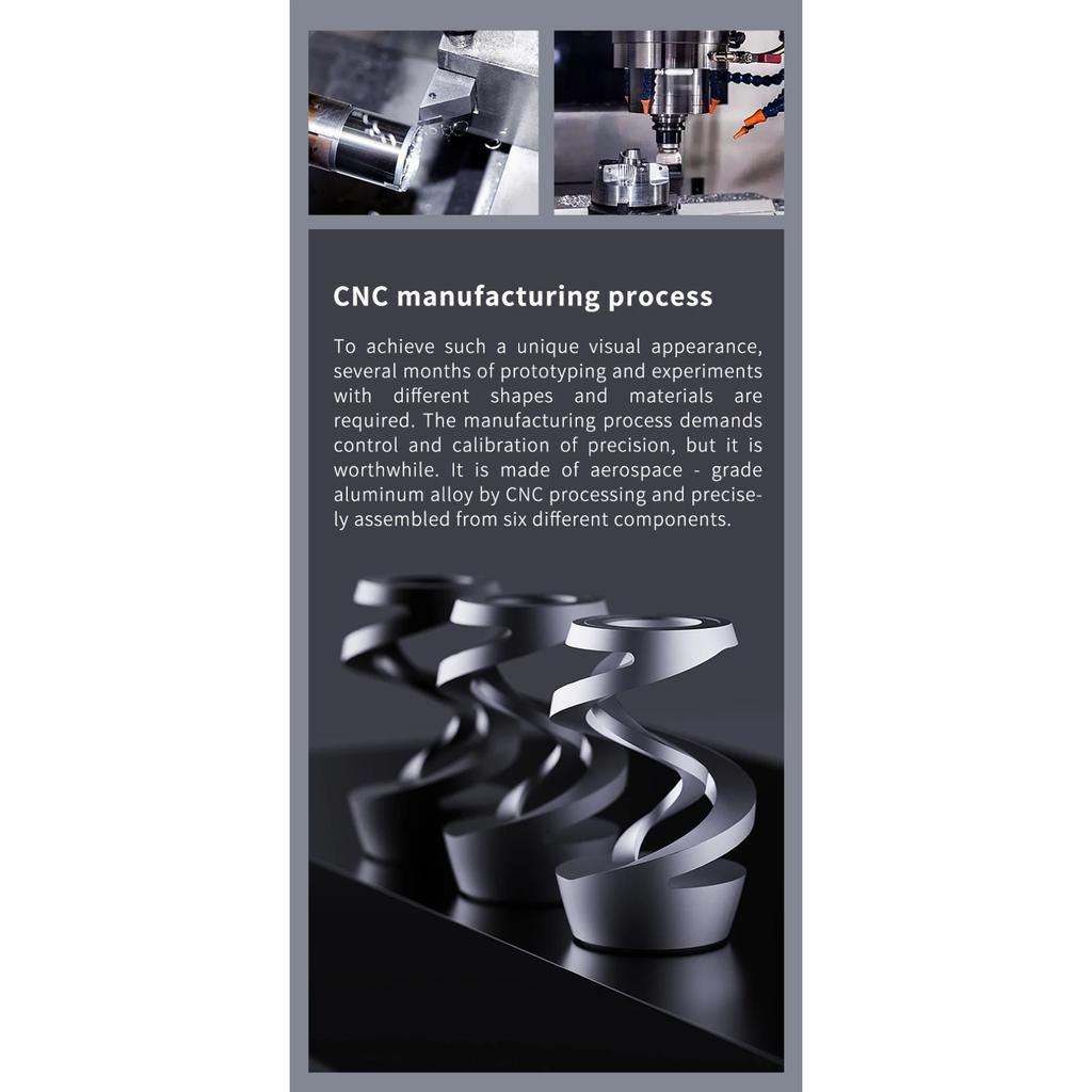 Kovové Antigravitační Levitující Gyro Dekompresní Hračka Stolní Levitující Rotující Kyvadlo Dekompresní Artefakt Prstový Gyroskop