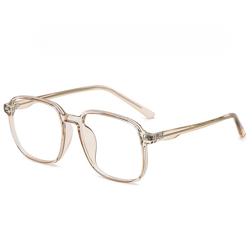 Moda Anti-mavi Gözlük Retro Metrekare Tırnak Çerçevesi Evrensel Bilgisayar Gözlükleri Erkekler ve Kadınlar için.