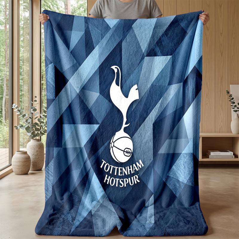 Tottenham Hotspur Theme Blanket Soft Flannel Blanket Plush Throw Blanket Cozy Sofa Bed Blanket for Home Decor