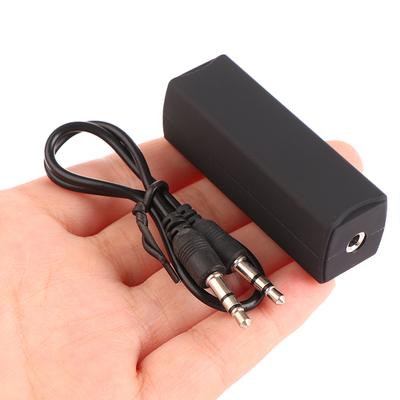 Erdungsschleifen-Entstörungs-Rauschisolator beseitigt für Auto-Stereo-Audiosystem-Lautsprecherleitung 3,5 mm Aux-Audio-Rauschfilter