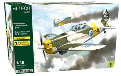 KP Model Limited Edition Overseas Specification Plastic Model Kit KPMH4803 1/48 Hi-Tech Morane-Saulnier MS-406C-1 (Airplane)