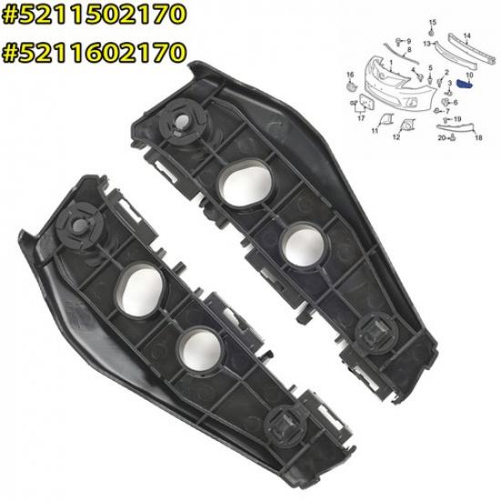 For Toyota Corolla 2011-2013 Front Bumper Fender Bracket Clips Spacer Retainer