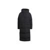 Sportswear Big Baffle Coat Long Down Jacket Water Repellent Loose Fit Black Women IK3159