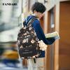FANDARE Women's Backpack with Plush Toy, Large Capacity, A4 Size, 15.6-inch Laptop Storage, Lightweight, Simple Design, Popular, Unisex, Perfect for