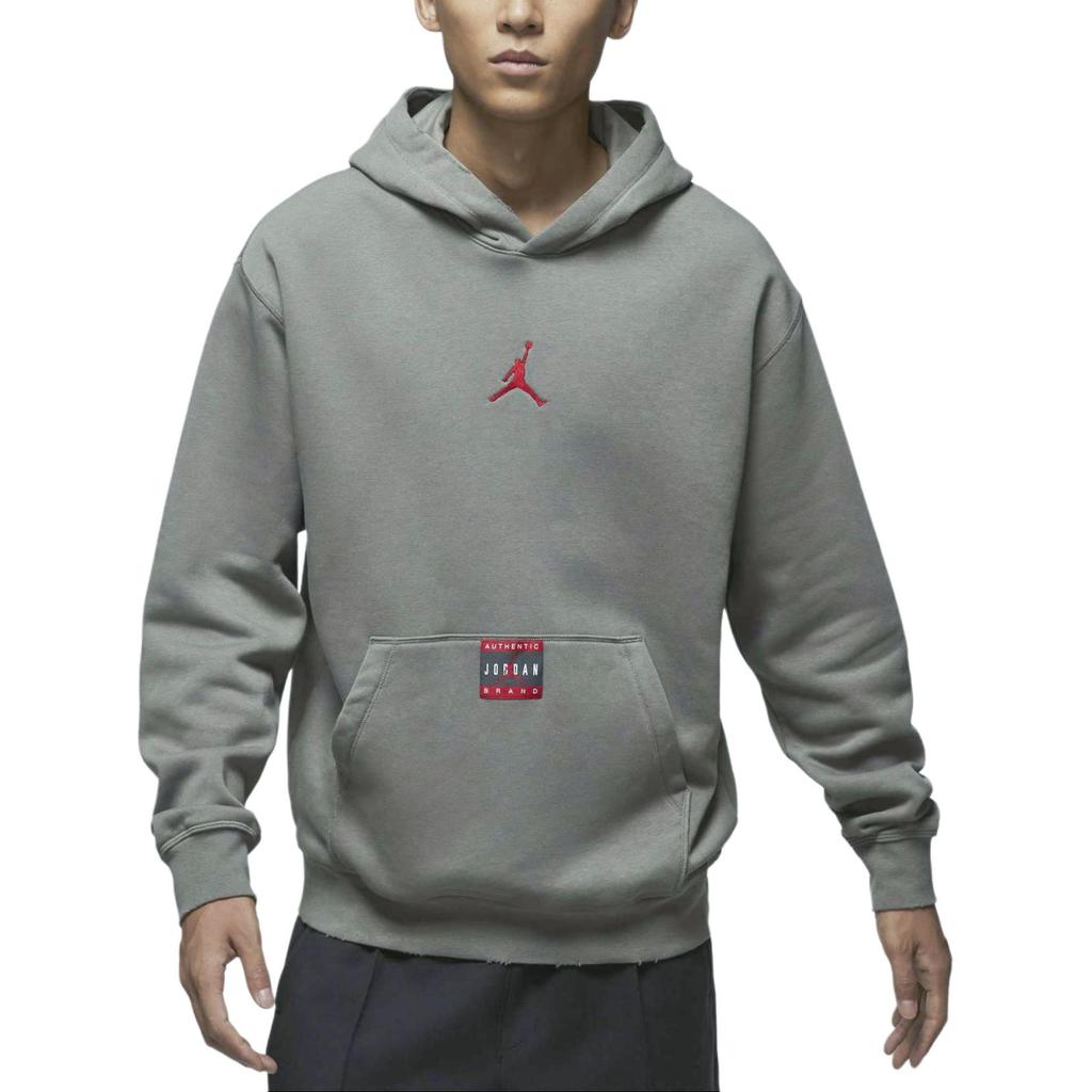 Jordan Brooklyn Fleece Pullover Hoodie 'Black Grey' HV5046-029