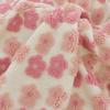 0.5m/1m/2 Tela Jacquard de Lana de Cordero con Flores Pequeñas para Hacer Abrigos de Invierno Fundas de Almohada Cojines Mantas Ropa de Cama Telas para Coser DIY