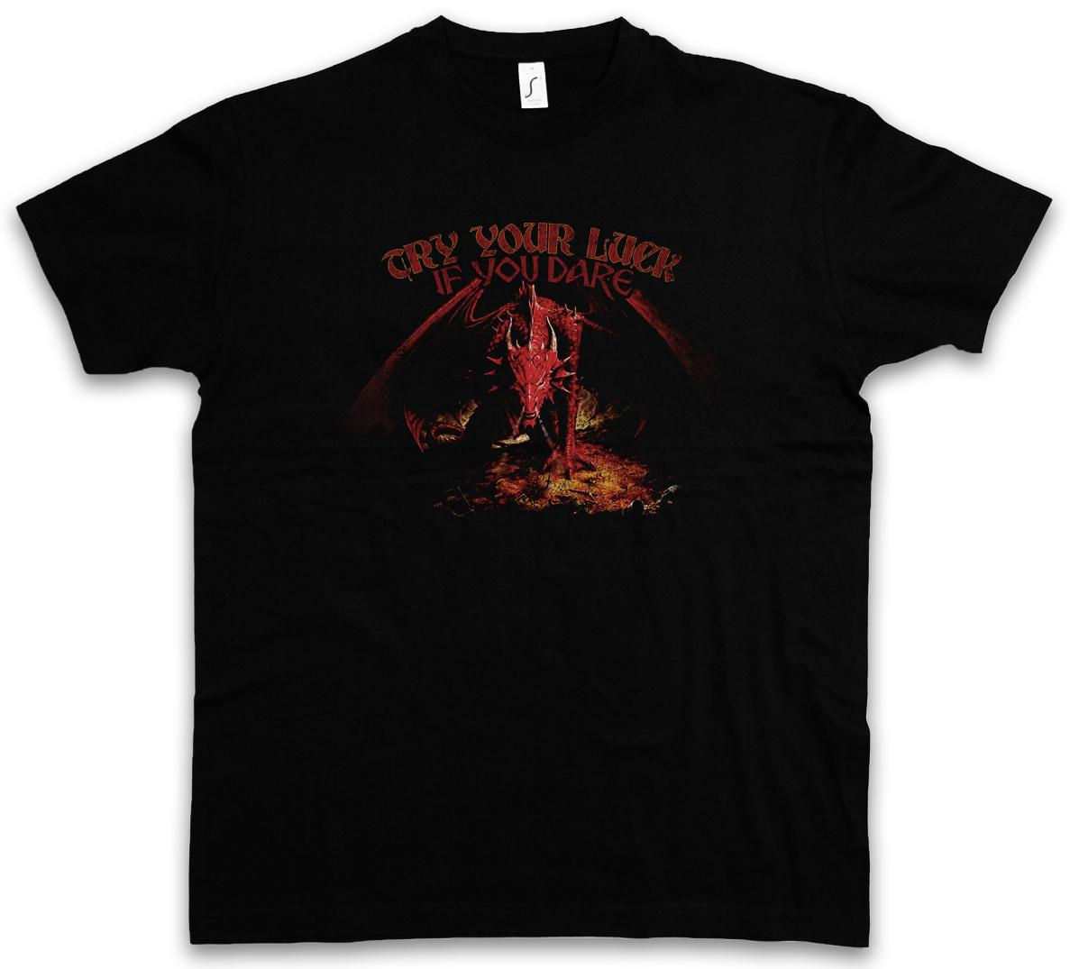 DRAGON I T-SHIRT Dragon Fantasy Tattoo Monster Dragon Japanese Asia Medieval- XL