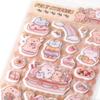 1 Sheets 3D Puffy Stickers For Kids Funny Cartoon Animal Stickers Self-adhesive Scrapbooking Sticker For Journal Notebook Decor