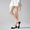 Non Slip Bias-cut Ankle Socks Lace Trim Pilates Socks Gifts Yoga Socks  Yoga Practice