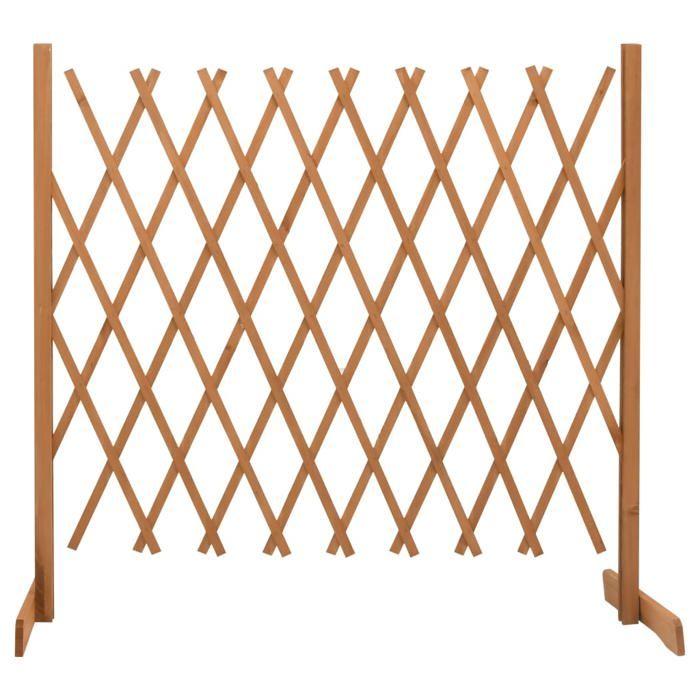 VidaXL Garden Trellis Fence Garden Divider Support for Climbing Plants Outdoor Flower Bed Orange 314828