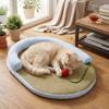 Neck Support Pet Cooling Mat Anti-slip Puppy Kennel Cartoon Pet Nest Mat  Household