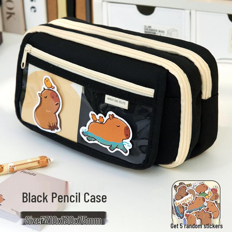

Capybara Pencil Case – Large, High-Value Stationery Box for Elementary and Middle School Girls