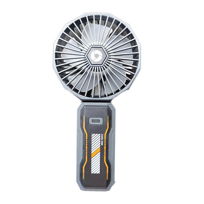 

Rechargeable Three-Speed Silent Handheld USB Fan with Strong Wind and Long Battery Life for Desktop or Office Use. 101 (includes fan blade 40mm, total length 203mm) сірий колір