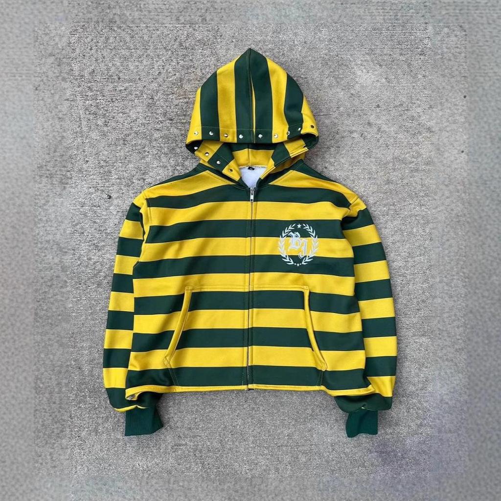 Unisex Langarm Reißverschluss Hoodie - Grenzüberschreitendes Handelsdruckdesign