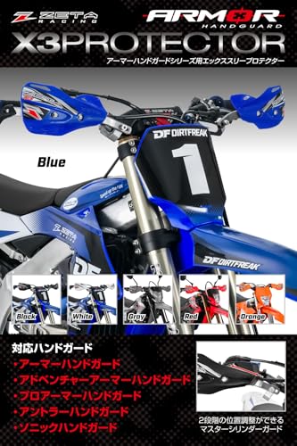 ZETA RACING X3 Protector Blue Can be attached to Armor
