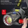 1PC XHP360 High Power Zoomable Headlamp Sensible 90° Rotation Headlight USB Rechargeable LED Flashlight Power Bank Camping Supplies