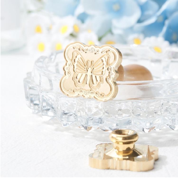 Lovely Animal Wax Seal Stamp for Album Cards Photo Scrapbooking Wedding Decorations Butterfly Series Sealing Wax Stamp