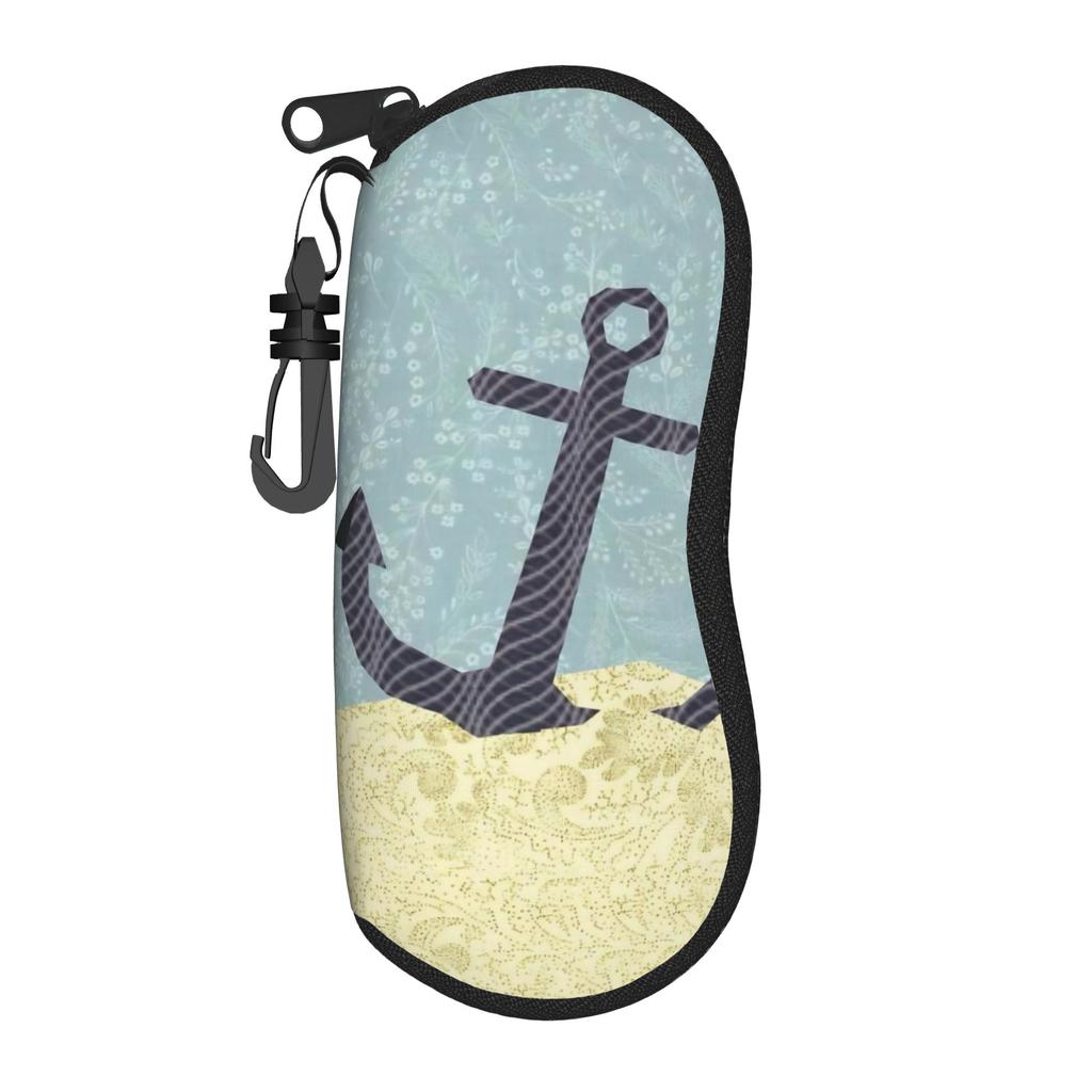 Nautical Anchor Boat Glasses Case Portable Sunglasses Case Men Women Pocket Glasses Box Trend Eyewear Bag