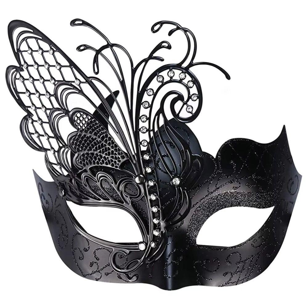 Novelty Half Face Mask Beautiful Masquerade Cosplay Mask Glitter Mask  Carnival Costume Props