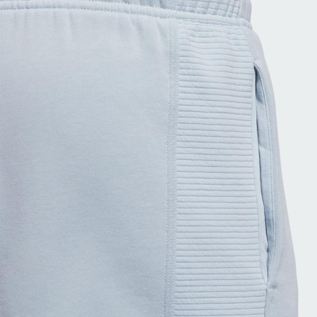 Adidas All Season Fleece Shorts With Solid Color Tag Logo Men Shorts Blue IN1420