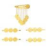 Turkish Coin Hair Clip Gold Plated for Arabic Women Metal Hairwear Ottoman Style Ethnic Hair Accessories Bridesmaid Gift