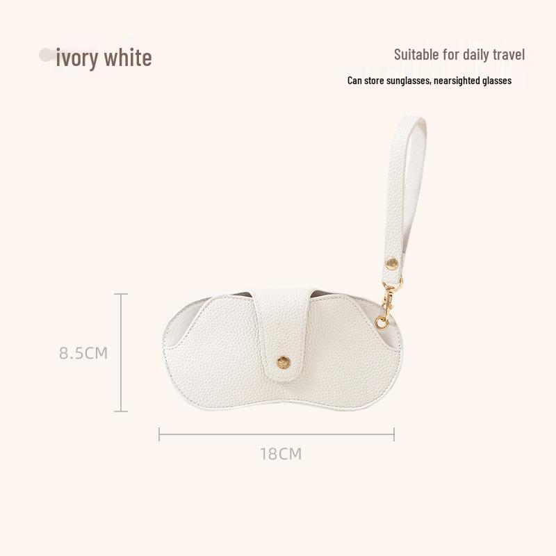Women's Portable Sunglasses & Myopia Glasses Storage Bag - Wearable Neck Hanging Handheld Fashion Case