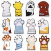 Cute Dog Paw Embroidery Cloth Sticker Puppy Embroidery Sticker Kitten Paw Patch Sticker Computer Embroidery Chapter Boy