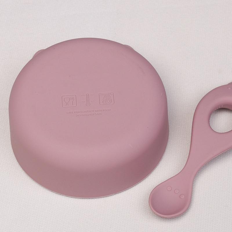 Silicone Bib Bowl Spoon Waterproof Infant Bibs Fashionable Baby Newborn Feeding Eating Supplies Toddle Adjustable Saliva