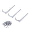 100 Pcs Pipe Hook Nail Carbon Steel High Strength Water Pipes Wires Fixing Nail Wall Fastener