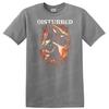 Disturbed Warrior Graphic T Shirt Retro Rock Heavy Metal Album Art Tee