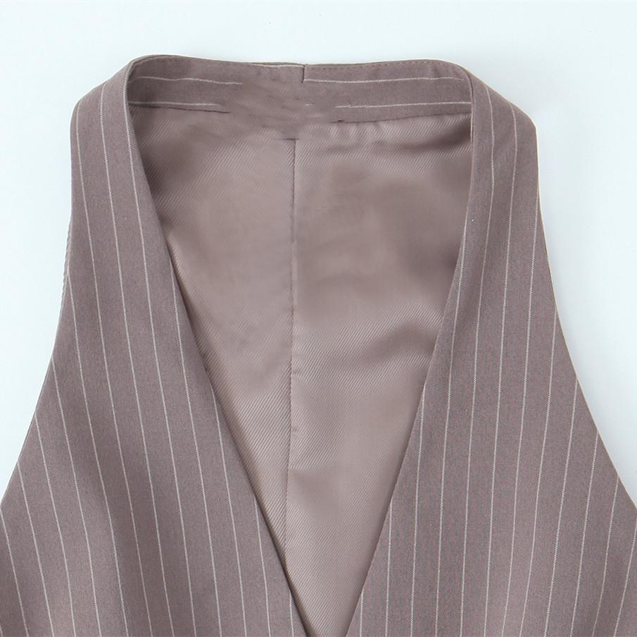 2025 Spring Women's Slim V-Neck Sleeveless Jumpsuit with Double Waistband