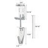 Functional Metal Hook Accessories With Adjustable Design Secure Hanging Solution For Home Office Decors