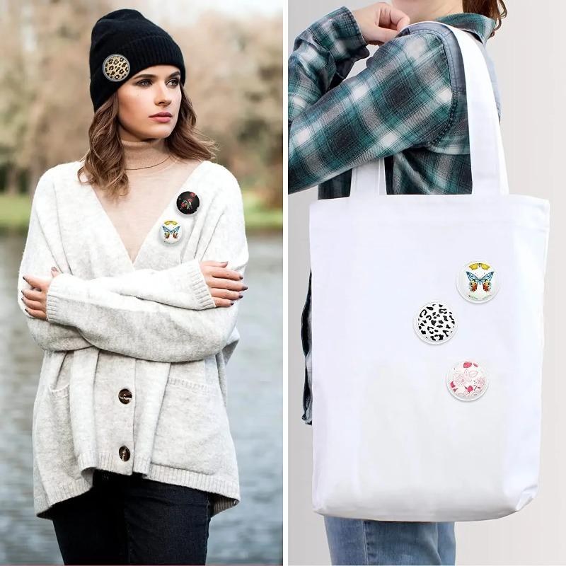 10/30/50 STUKS Ronde Badge Maakset DIY Speldknop Benodigdheden voor Aangepaste Broches Naamplaatjes Cosplay Evenement Feest Knutselmaterialen