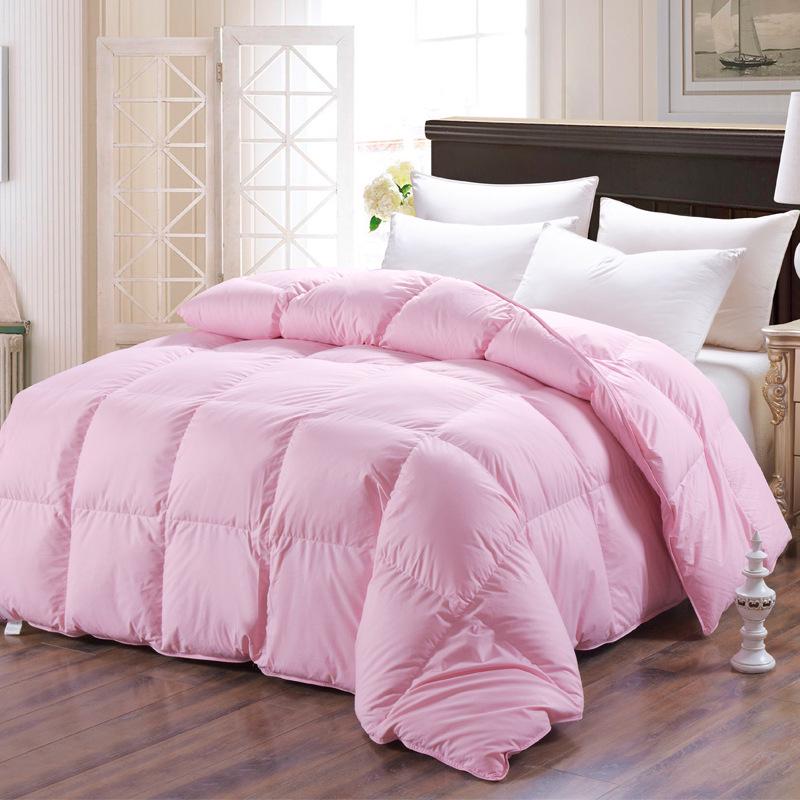 Hot-Selling Four Seasons Cotton Microfiber Quilt: Warm, Thickened for Autumn & Winter, Duck Down Core - Ideal Gift