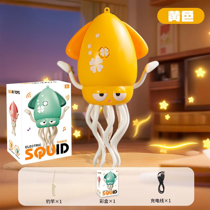 Magic Dancing Octopus Electric Squid Sensing Escape Obstacle Avoidance Octopus Children Decompression Fishing Toy Gift