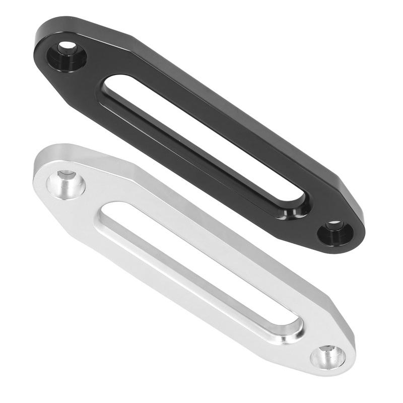 Winch Hawse Fairlead Aluminium 25.4cm Smooth Edges 8000‑15000lb Loading  Side By Side Fairlead Anti Binding for ATV