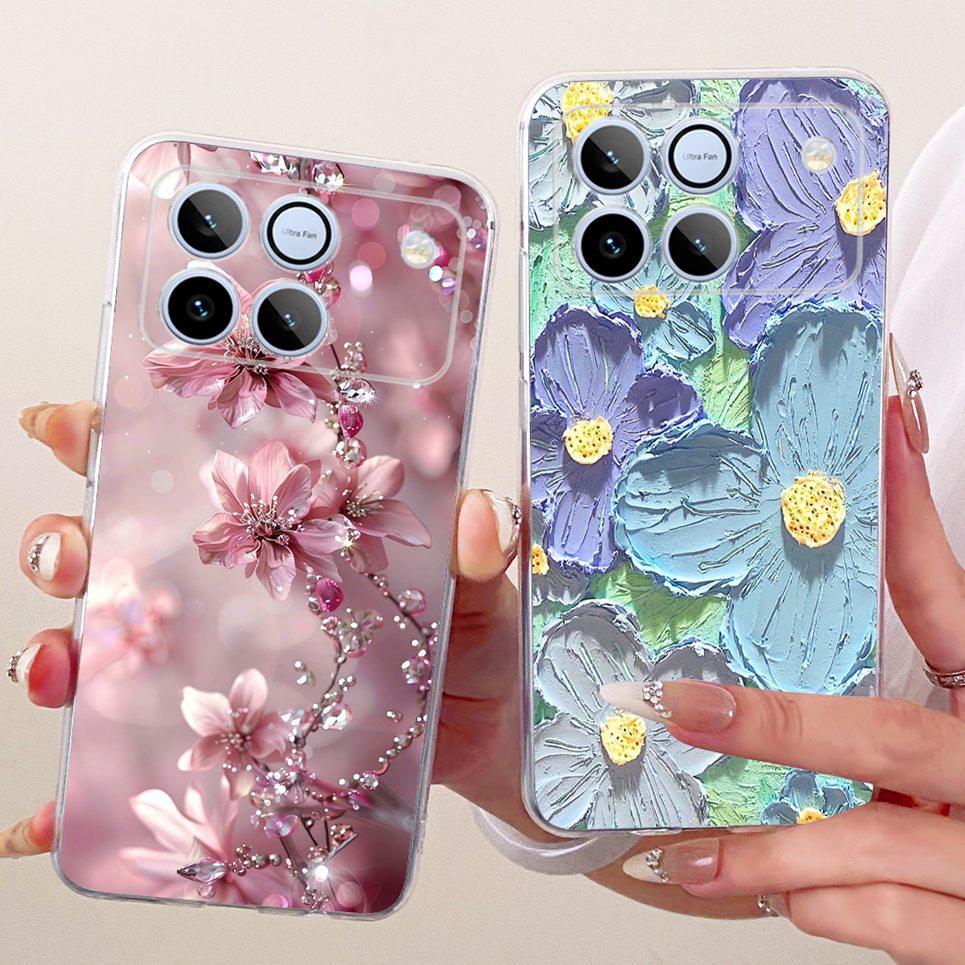 Flower Butterfly Luxury Girly Fashion Casing For Honor Win 5G AAP-AN00 Phone Case Soft Slim Clear Silicone TPU Back Cover